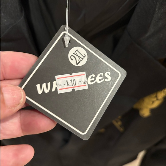 Men’s black blazer with gold stitching 2XXL - Picture 2 of 4